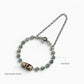 Wujie Boundless Dzi Bead w/ Green Kyanite Bangle