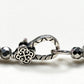 Nine Eye Citrine Charm w/ Golden Skeletal Sunstone Dual -Loop Bracelet