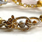 Rose Quartz Charm + Mozambique Rose Quartz w/ Akoya Pearl Dual- Loop Bracelet