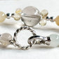 Rainbow Clear Quartz Charm +Rainbow Rabbit Fur Quartz  w/ Citrine Bracelet