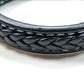 Striped Dzi Bead w/ Leather Bangle