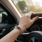 Lotus Three Eye Dzi Bead w/ Super Seven Quartz Bangle