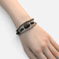 Six Eye Dzi Bead w/ Blue Tiger Eye Bangle