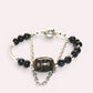 Six Eye Dzi Bead w/ Blue Tiger Eye Bangle