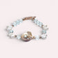Freshwater Pearl w/ Blue Topaz Bracelet