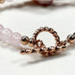 Freshwater Pearl w/ Pink Morganite Quartz Bracelet